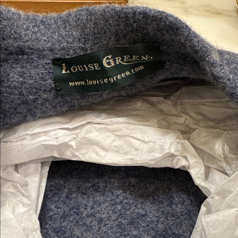 Louise Green embroidered ribbon fan beret - Picture 4 of 4